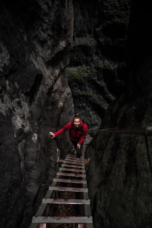 Penzion U Vyhlídky Chřibská Esterno foto