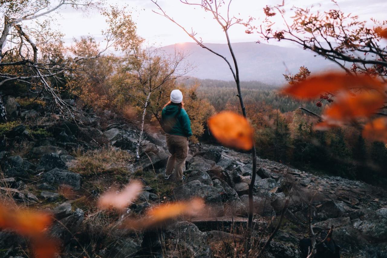 Penzion U Vyhlídky Chřibská Esterno foto