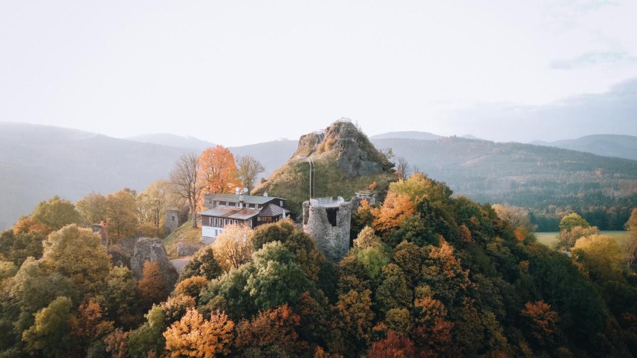 Penzion U Vyhlídky Chřibská Esterno foto