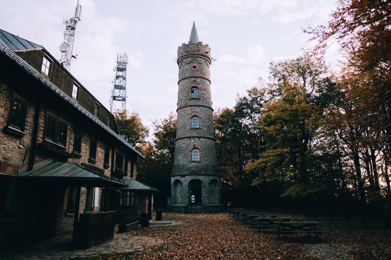 Penzion U Vyhlídky Chřibská Esterno foto