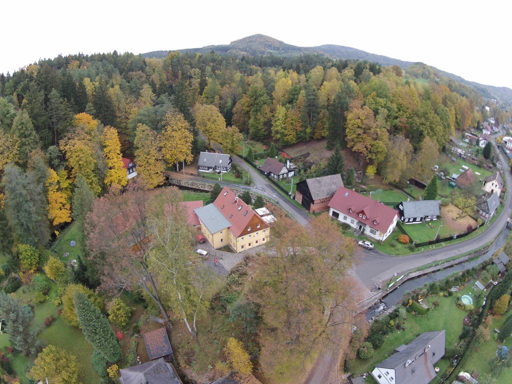 Penzion U Vyhlídky Chřibská Esterno foto
