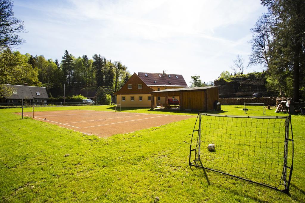 Penzion U Vyhlídky Chřibská Esterno foto