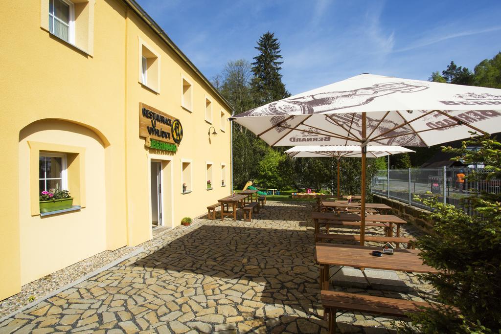 Penzion U Vyhlídky Chřibská Esterno foto
